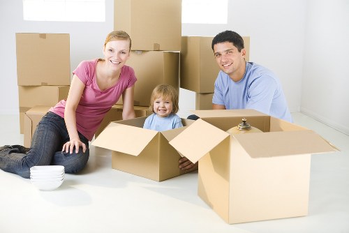 Secure document storage facility in Finsburypark with organized archive boxes