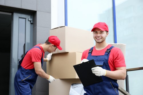 Staff reviewing modern slavery controls in a storage business