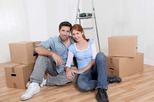 Secure local storage environment for boxes and furniture